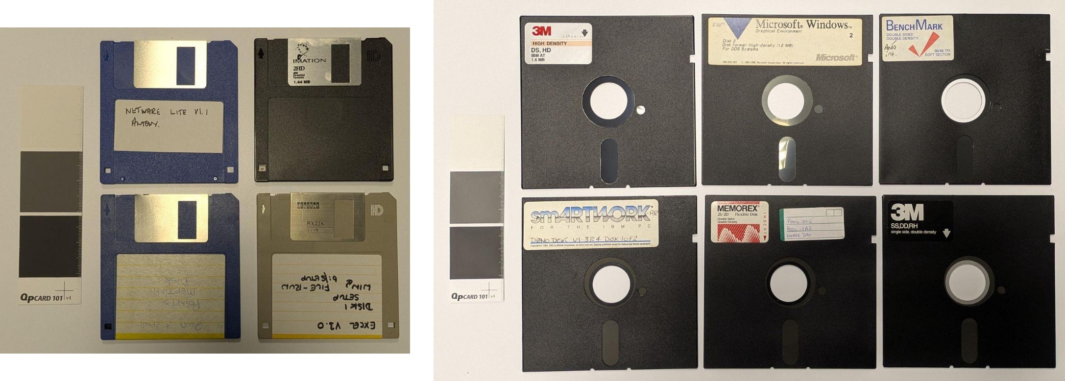 3.5 inch & 5.25 inch floppy disks